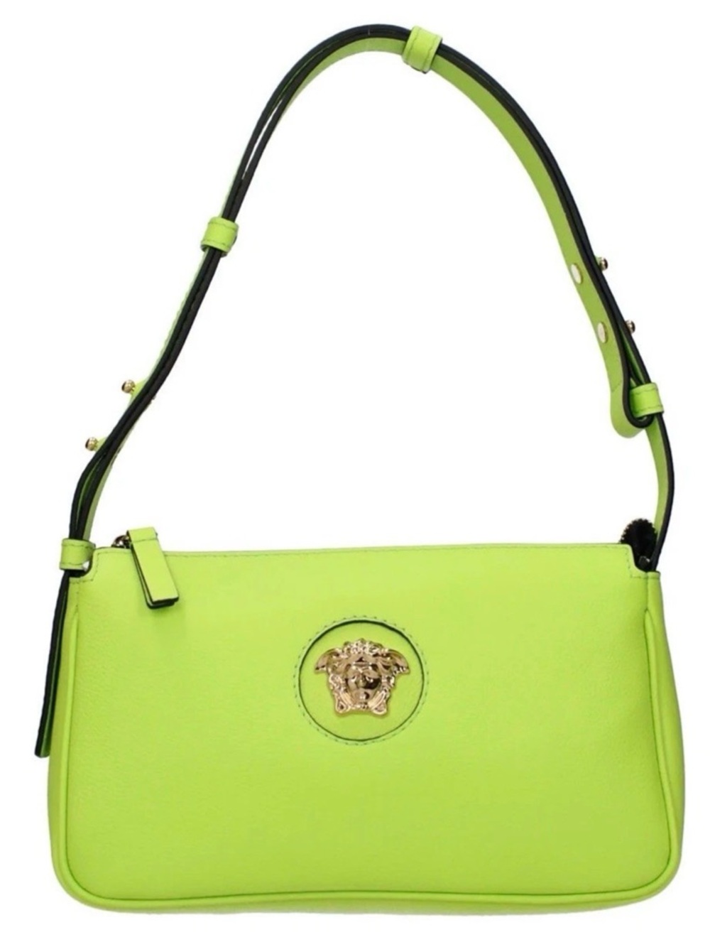 Versace Vibrant Lime Shoulder Bag Authentic $975 Retail Plus tax